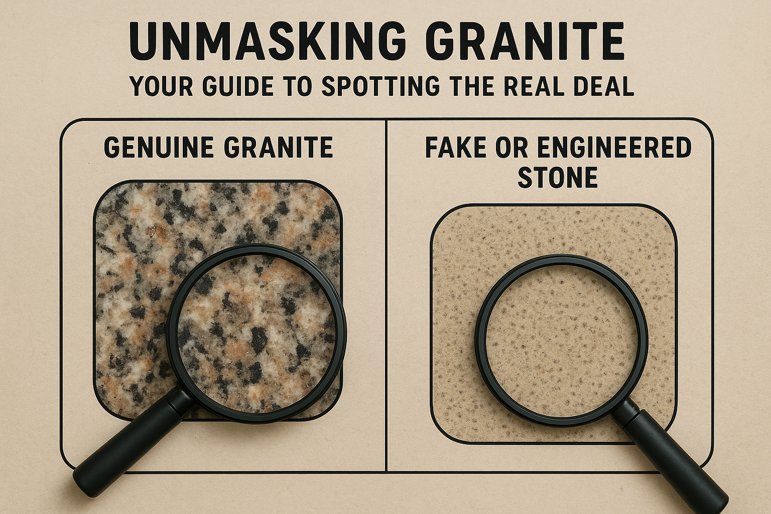 How to Identify Genuine Granite vs Fake or Engineered Stone